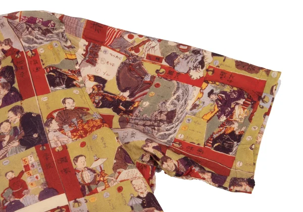 Ground Y×KYOSAI KAWANABE Japanese Woodblock Printed Shirt K-167312_005