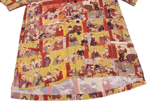 Ground Y×KYOSAI KAWANABE Japanese Woodblock Printed Shirt K-167312_006