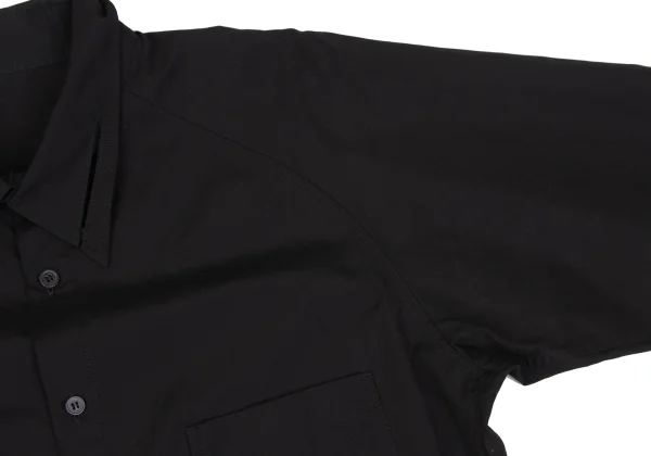 Yohji Yamamoto POUR HOMME Cotton Asymmetry Collar Shirt K-167316_008