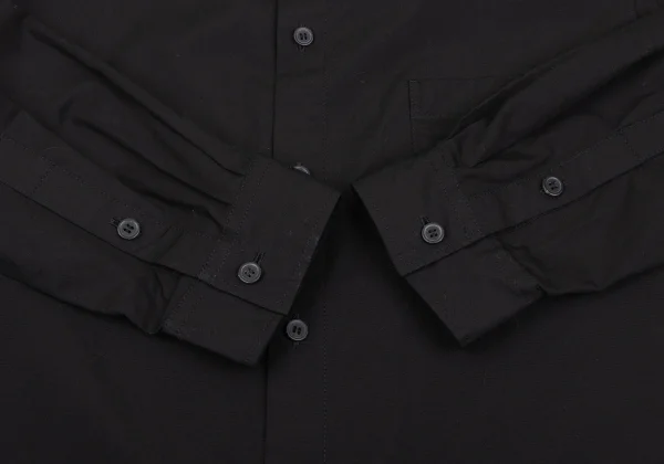 Yohji Yamamoto POUR HOMME Cotton Asymmetry Collar Shirt K-167316_010