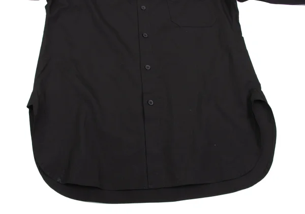 Yohji Yamamoto POUR HOMME Cotton Asymmetry Collar Shirt K-167316_012