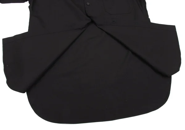 Yohji Yamamoto POUR HOMME Cotton Asymmetry Collar Shirt K-167316_014
