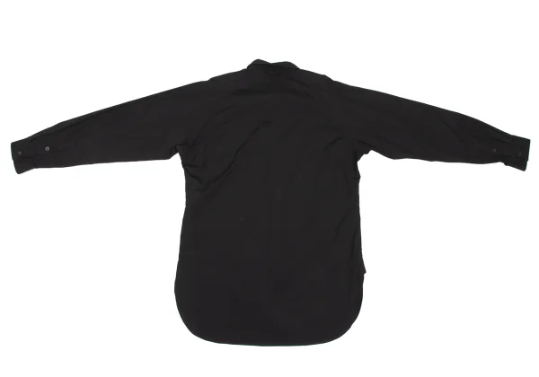 Yohji Yamamoto POUR HOMME Cotton Asymmetry Collar Shirt K-167316_015