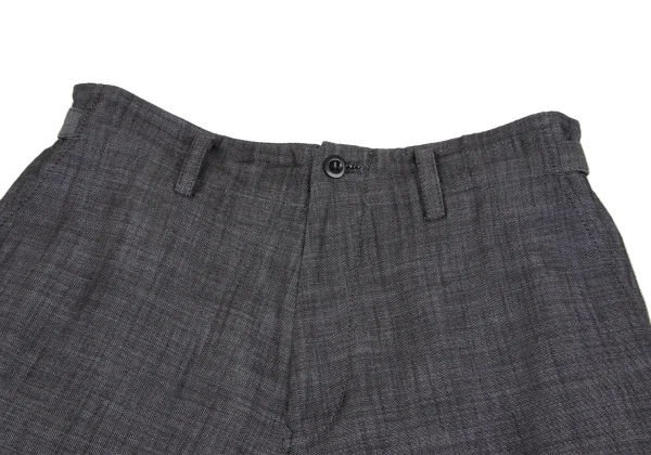Yohji Yamamoto NOIR Cotton Chambray Dropped Crotch Pants K-167318_004
