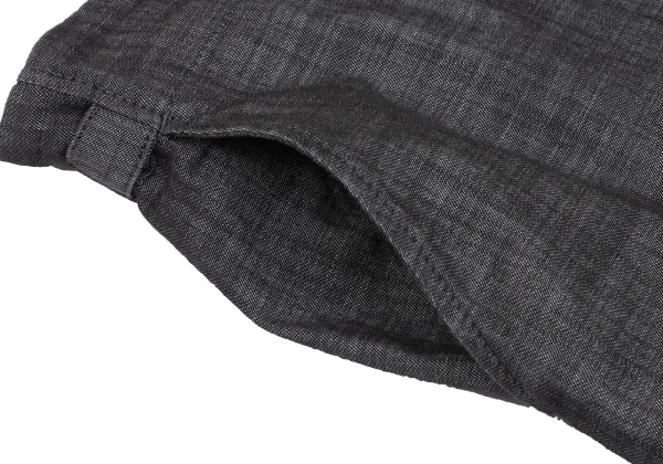 Yohji Yamamoto NOIR Cotton Chambray Dropped Crotch Pants K-167318_007