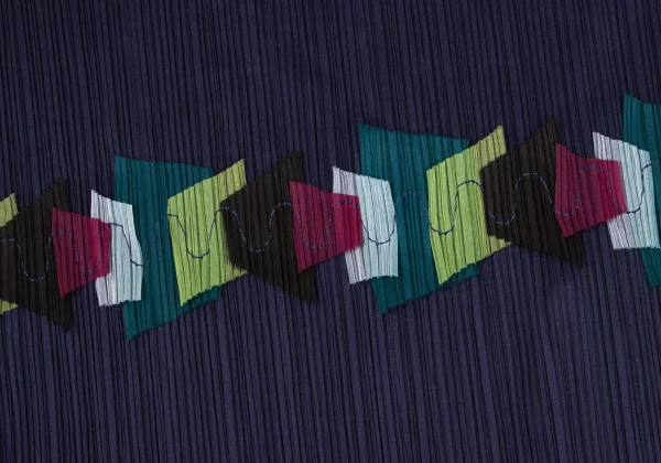 PLEATS PLEASE Colorful Pasted Bolero K-167320_011