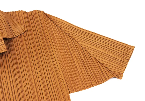 PLEATS PLEASE Open Collar Short Sleeves Shirt K-167321_005