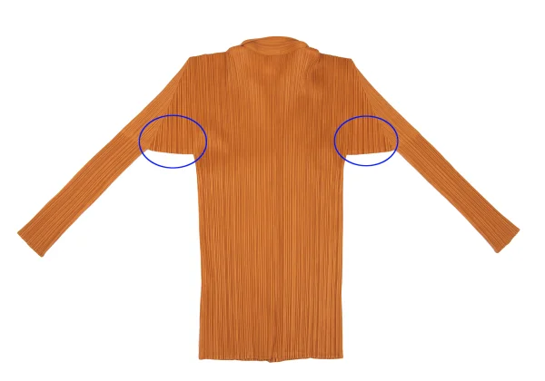 PLEATS PLEASE Pleated Open Collar Long Shirt K-167323_011