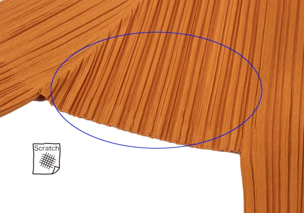 PLEATS PLEASE Pleated Open Collar Long Shirt K-167323_012