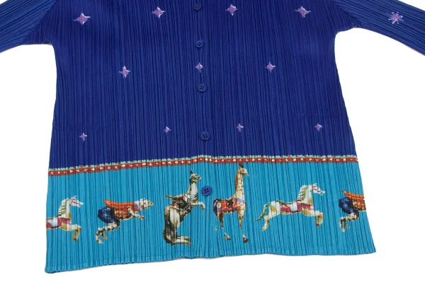 PLEATS PLEASE Carrousel Printed Pleats Shirt K-167324_008