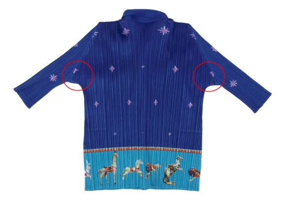 PLEATS PLEASE Carrousel Printed Pleats Shirt K-167324_011