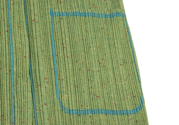 PLEATS PLEASE Fabric Print Fly Front Cardigan K-167331_009