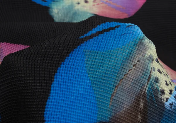 ISSEY MIYAKE me Feather Print Stretch Pleats Top K-167341_009