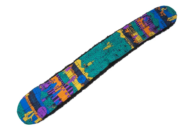 Unbranded Marche Print Boa Lined Stole K-167344_002