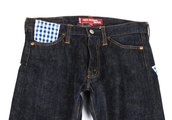 JUNYA WATANABE MAN×Levi's 505 Gingham Check Pocket Switching Jeans K-167348_003