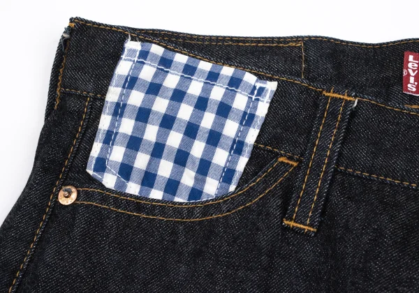 JUNYA WATANABE MAN×Levi's 505 Gingham Check Pocket Switching Jeans K-167348_005