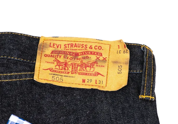 JUNYA WATANABE MAN×Levi's 505 Gingham Check Pocket Switching Jeans K-167348_011