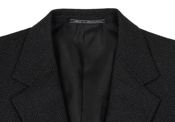 GIANNI VERSACE Wool Plaid Weave Jacket K-167349_003