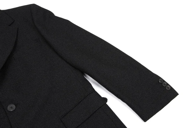 GIANNI VERSACE Wool Plaid Weave Jacket K-167349_005