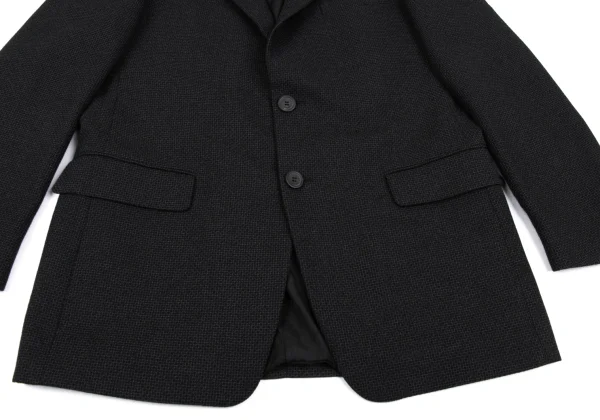 GIANNI VERSACE Wool Plaid Weave Jacket K-167349_007