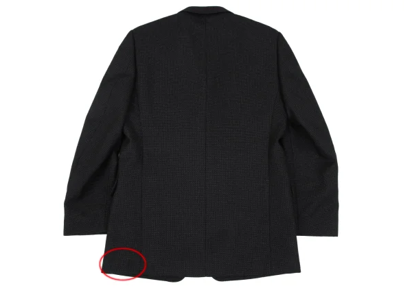 GIANNI VERSACE Wool Plaid Weave Jacket K-167349_012