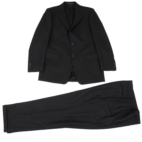 GIANNI VERSACE Wool Plaid Weave Jacket K-167349_015