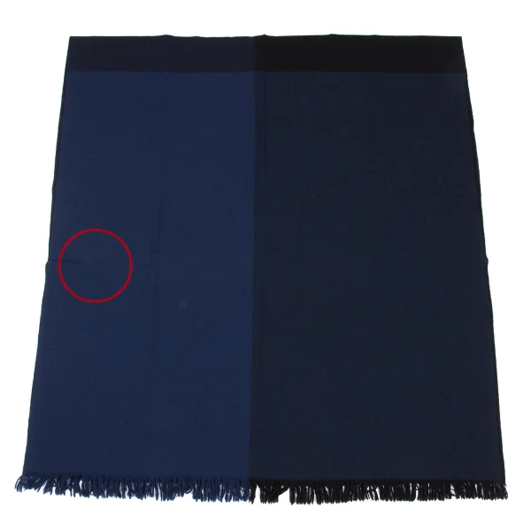 robe de chambre COMME des GARCONS Bicolor Fringe Large Stole K-167352_004