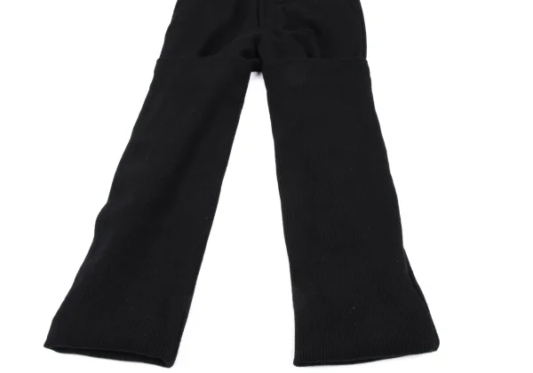 Y's Wool Rib Knit Layered Pants K-167357_006