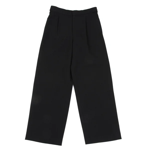 tricot COMME des GARCONS Wool Side Button Tuck Pants Black S-M K-167359_001