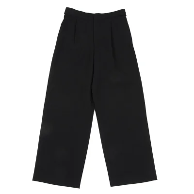 tricot COMME des GARCONS Wool Side Button Tuck Pants