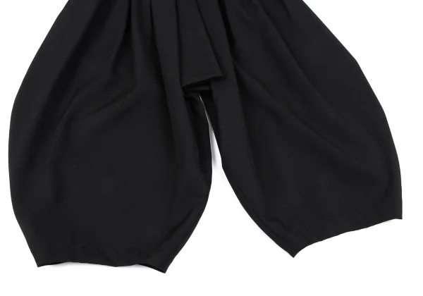 COMME des GARCONS Wool Gabardine Tuck Dropped Crotch Pants K-167360_007