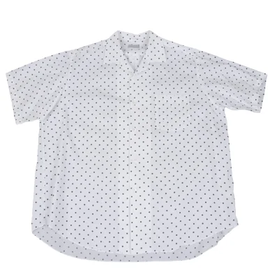 COMME des GARCONS HOMME Dot Open Collar Short Sleeve Shirt