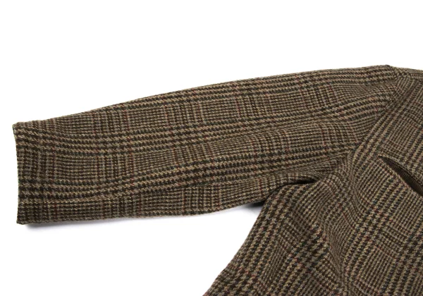 Papas Harris Tweed Corduroy Switching Check Jacket K-167365_007