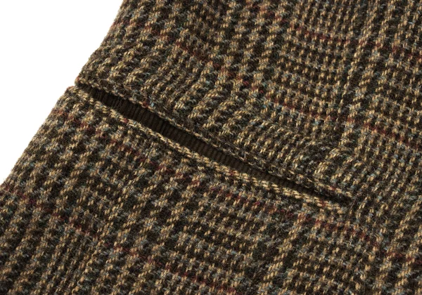Papas Harris Tweed Corduroy Switching Check Jacket K-167365_013