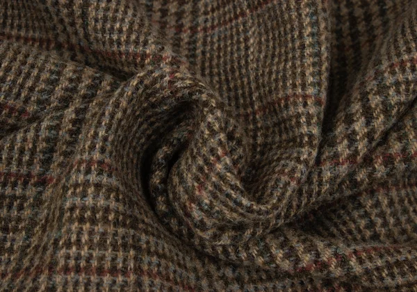 Papas Harris Tweed Corduroy Switching Check Jacket K-167365_018