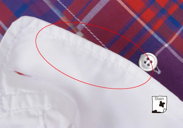 GANRYU Check Mesh Switching Long Sleeve Shirt K-167367_011