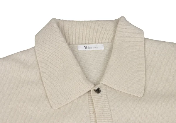 Y's for men Wool Polo Knit Sweater K-167368_003