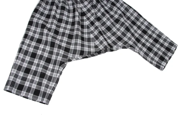 tricot COMME des GARCONS See-through Check Dropped Crotch Pants K-167369_005