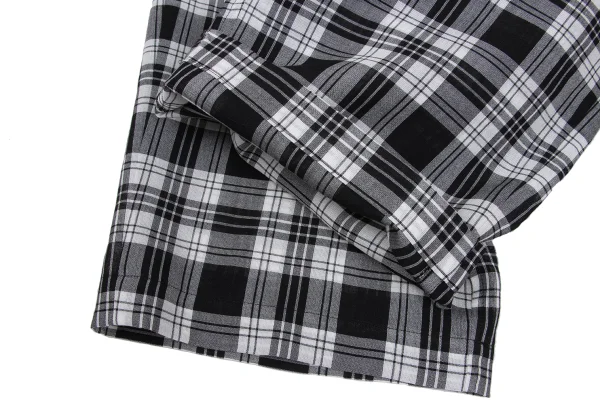 tricot COMME des GARCONS See-through Check Dropped Crotch Pants K-167369_006