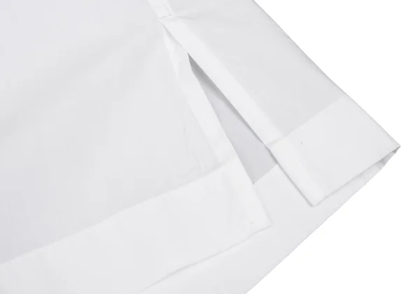 ISSEY MIYAKE MEN Poly Cotton Mao collar Oversized Shirt K-167370_012