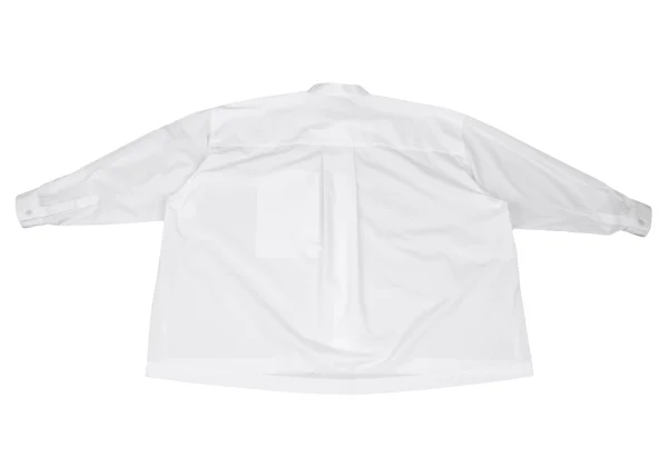 ISSEY MIYAKE MEN Poly Cotton Mao collar Oversized Shirt K-167370_014