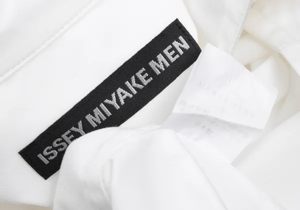 ISSEY MIYAKE MEN Poly Cotton Mao collar Oversized Shirt K-167370_018