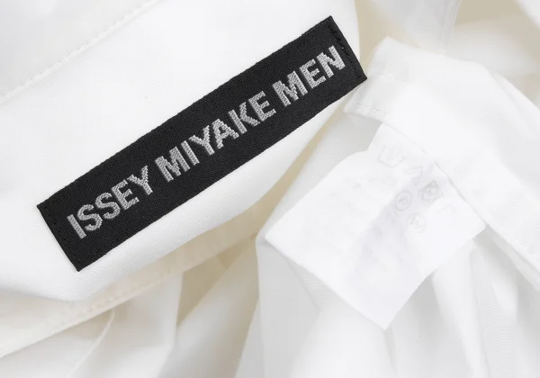 ISSEY MIYAKE MEN Poly Cotton Mao collar Oversized Shirt K-167370_019