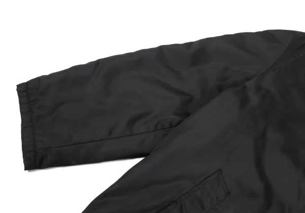 PRADA Unborn Calf Collar Nylon Balmacaan Coat K-167372_006