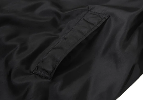 PRADA Unborn Calf Collar Nylon Balmacaan Coat K-167372_009