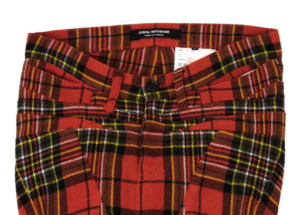 JUNYA WATANABE COMME des GARCONS Acrylic Blend Checked Skirt K-167373_004