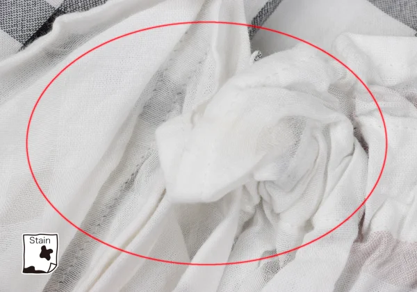 Y's Cotton Cupra Bleached Check Skirt K-167374_005