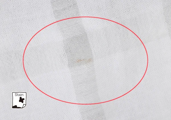 Y's Cotton Cupra Bleached Check Skirt K-167374_013