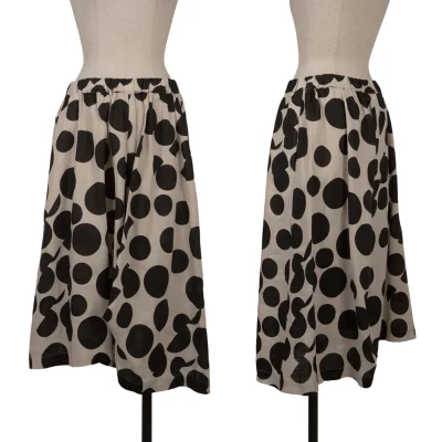 COMME des GARCONS Linen Dot Hole Design Skirt