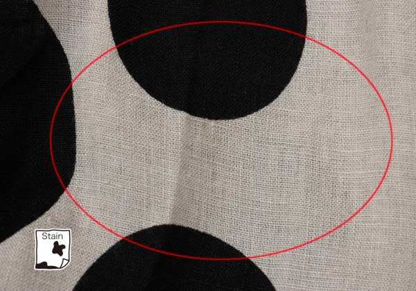 COMME des GARCONS Linen Dot Hole Design Skirt K-167376_004